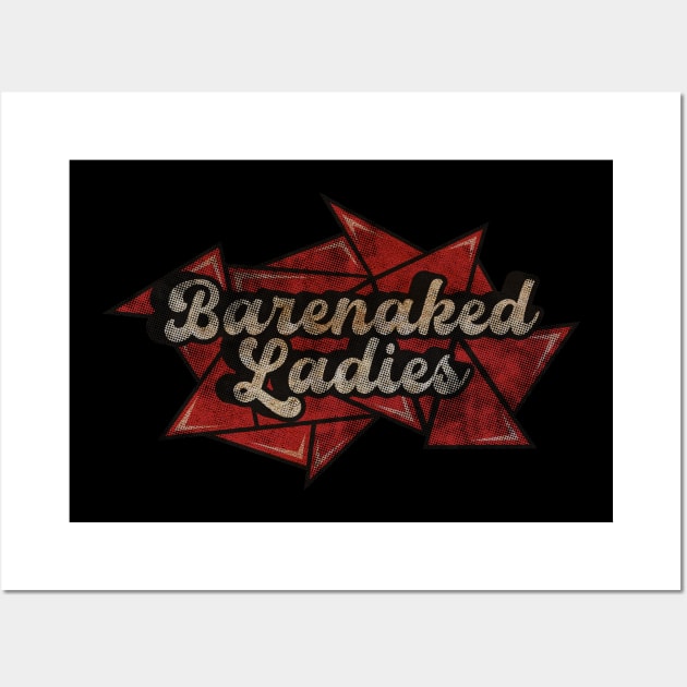 Barenaked Ladies - Red Diamond Wall Art by G-THE BOX